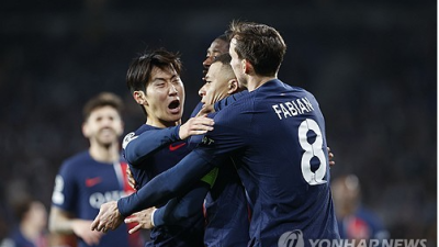 클래스 살아있네 이강인, 챔스 첫 도움 !…PSG, 소시에다드 2-1 제압 '8강 진출' UCL 리뷰