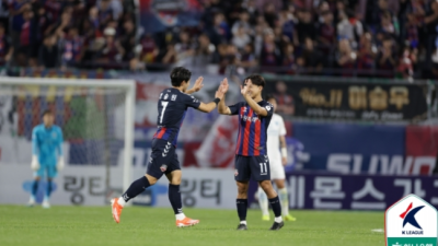 수원FC, 선두 포항 스틸러스의 무패 행진 저지하며 1-0 승리