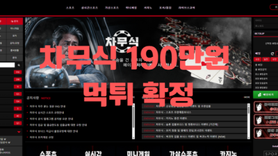 차무식 190 먹튀